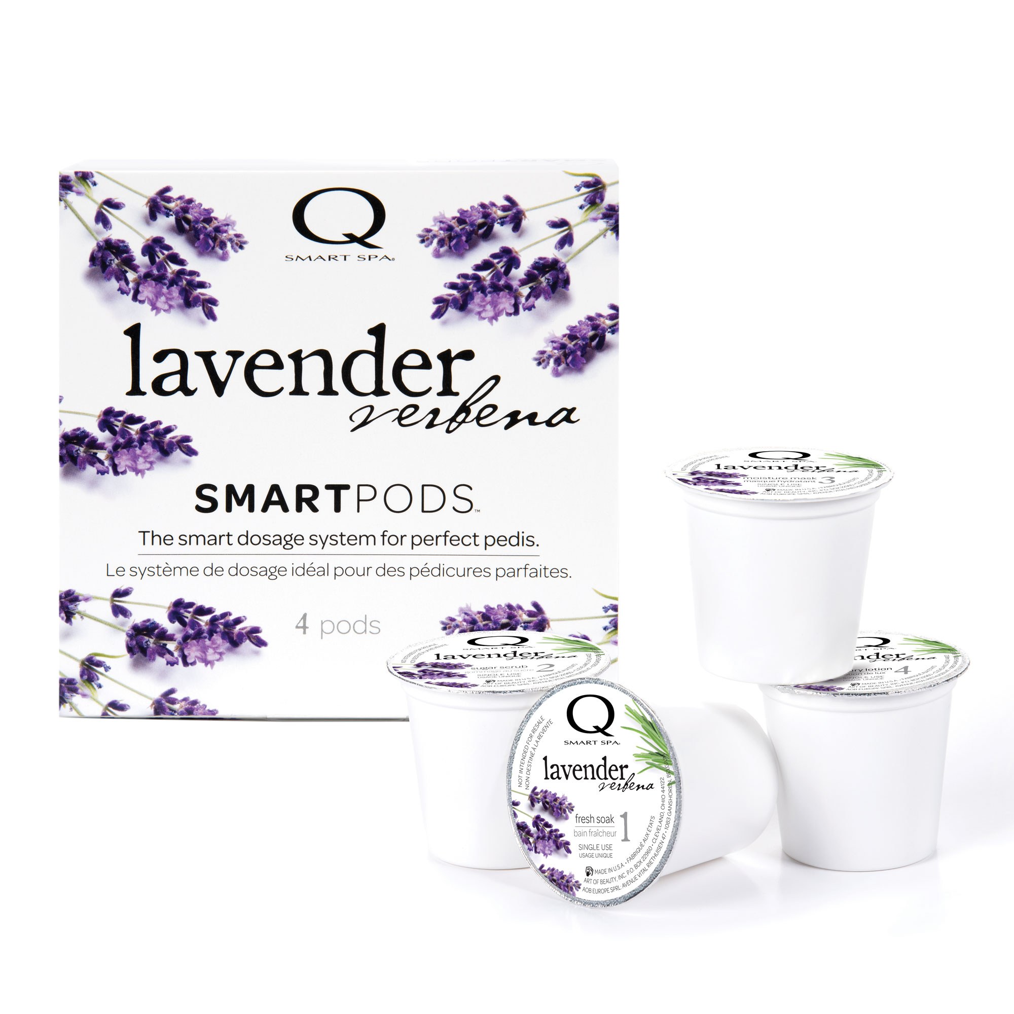 Qtica Smart Spa - Lavender Verbena 4 Step Smart Pods