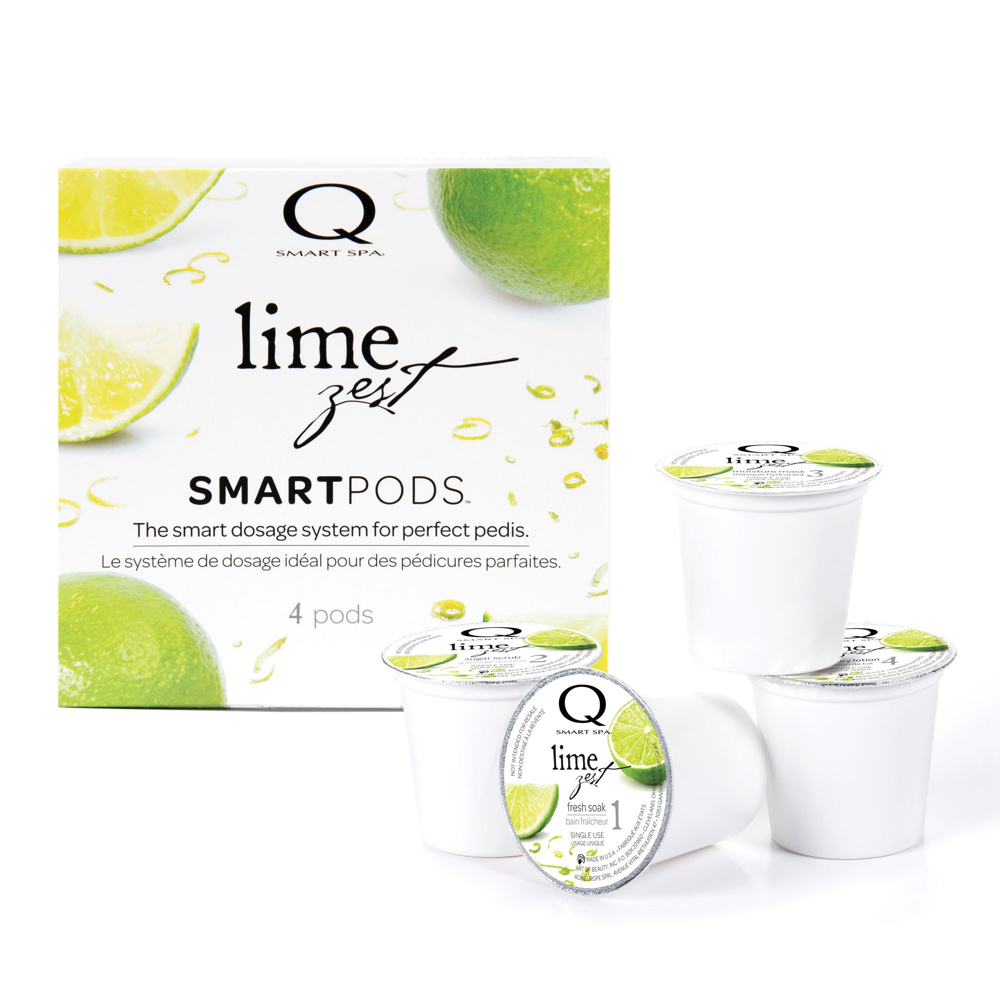 Qtica Smart Spa - Lime Zest 4 Step Smart Pods