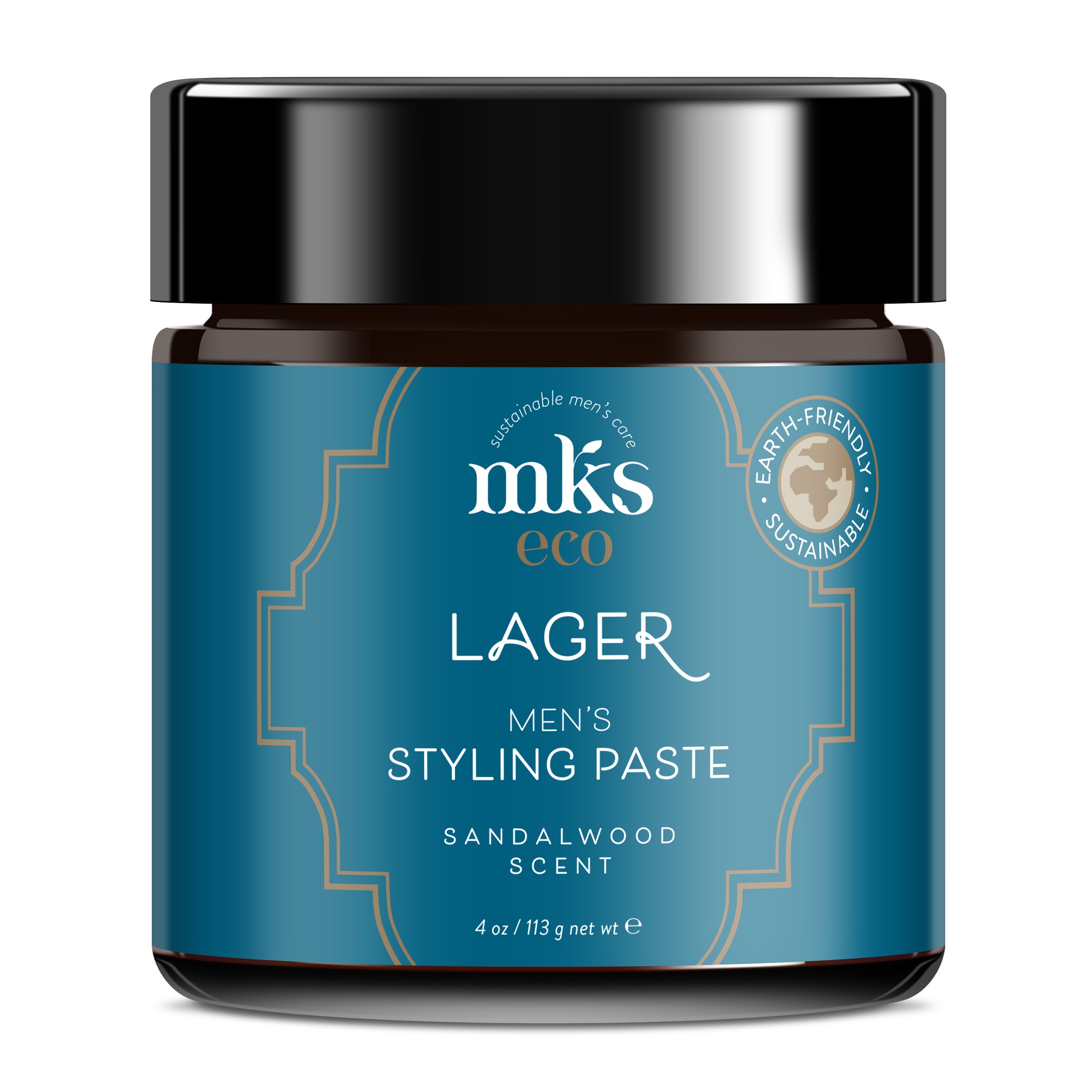 MKS eco Styling: Lager - Men's Styling Paste - Sandalwood Scent