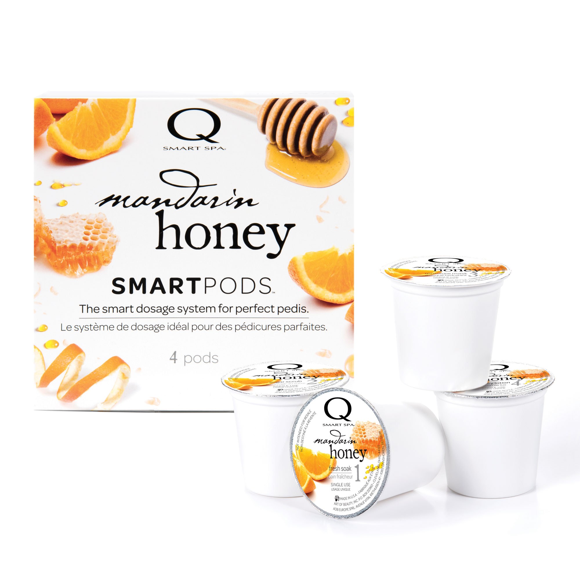 Qtica Smart Spa - Mandarin Honey 4 Step Smart Pods
