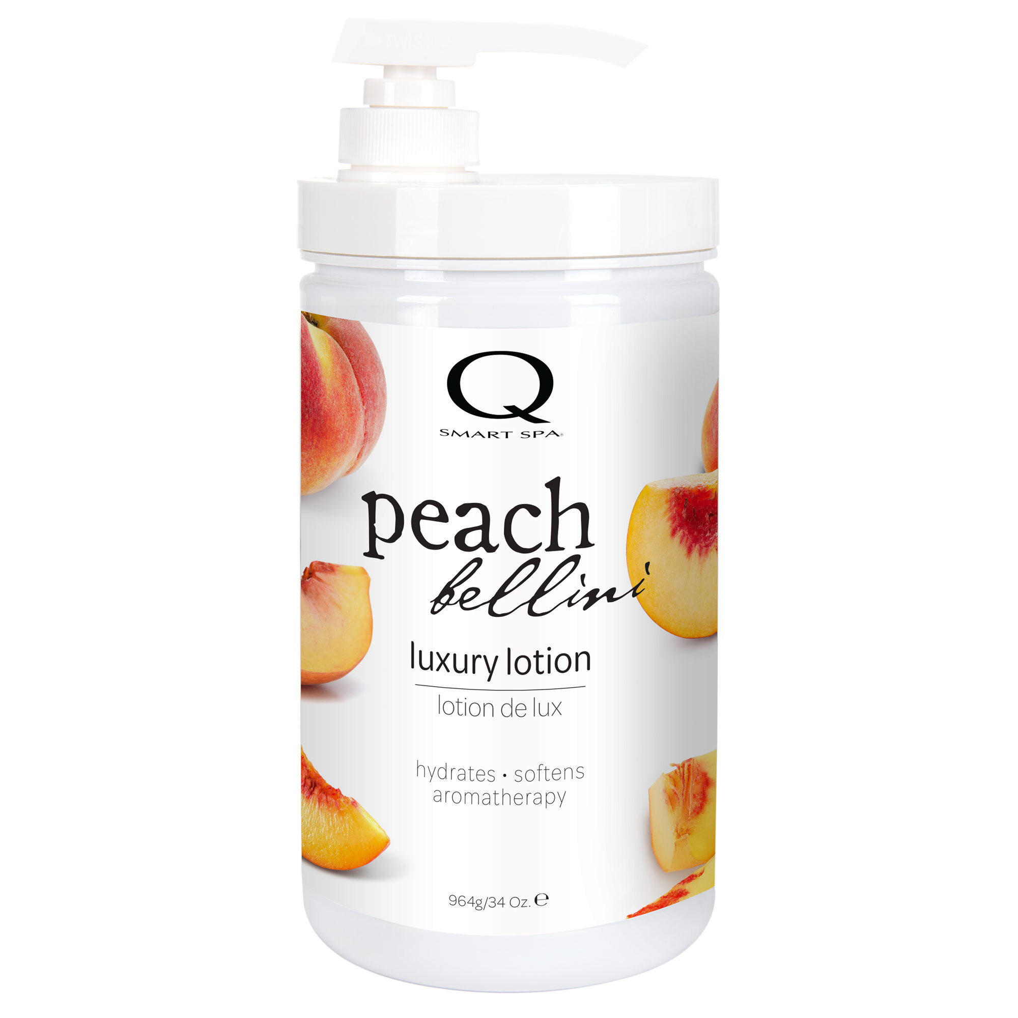 Qtica Smart Spa - Peach Bellini Luxury Lotion with Pump
