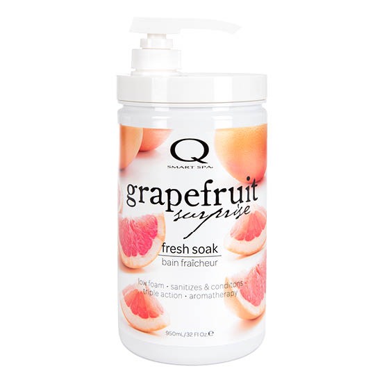Qtica Smart Spa - Grapefruit Surprise Triple-Action Fresh Soak with Pump