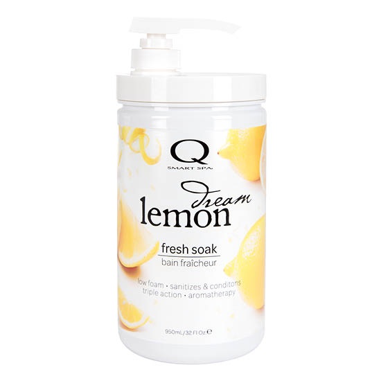 Qtica Smart Spa - Lemon Dream Triple-Action Fresh Soak with Pump
