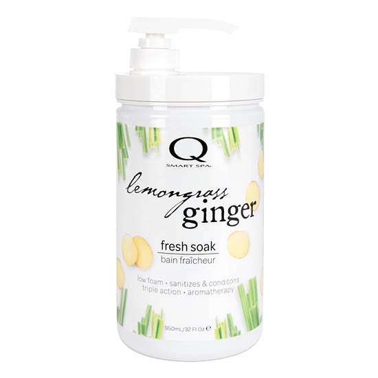 Qtica Smart Spa - Lemongrass Ginger Triple-Action Fresh Soak with Pump