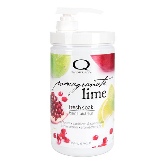 Qtica Smart Spa - Pomegranate Lime Triple-Action Fresh Soak with Pump