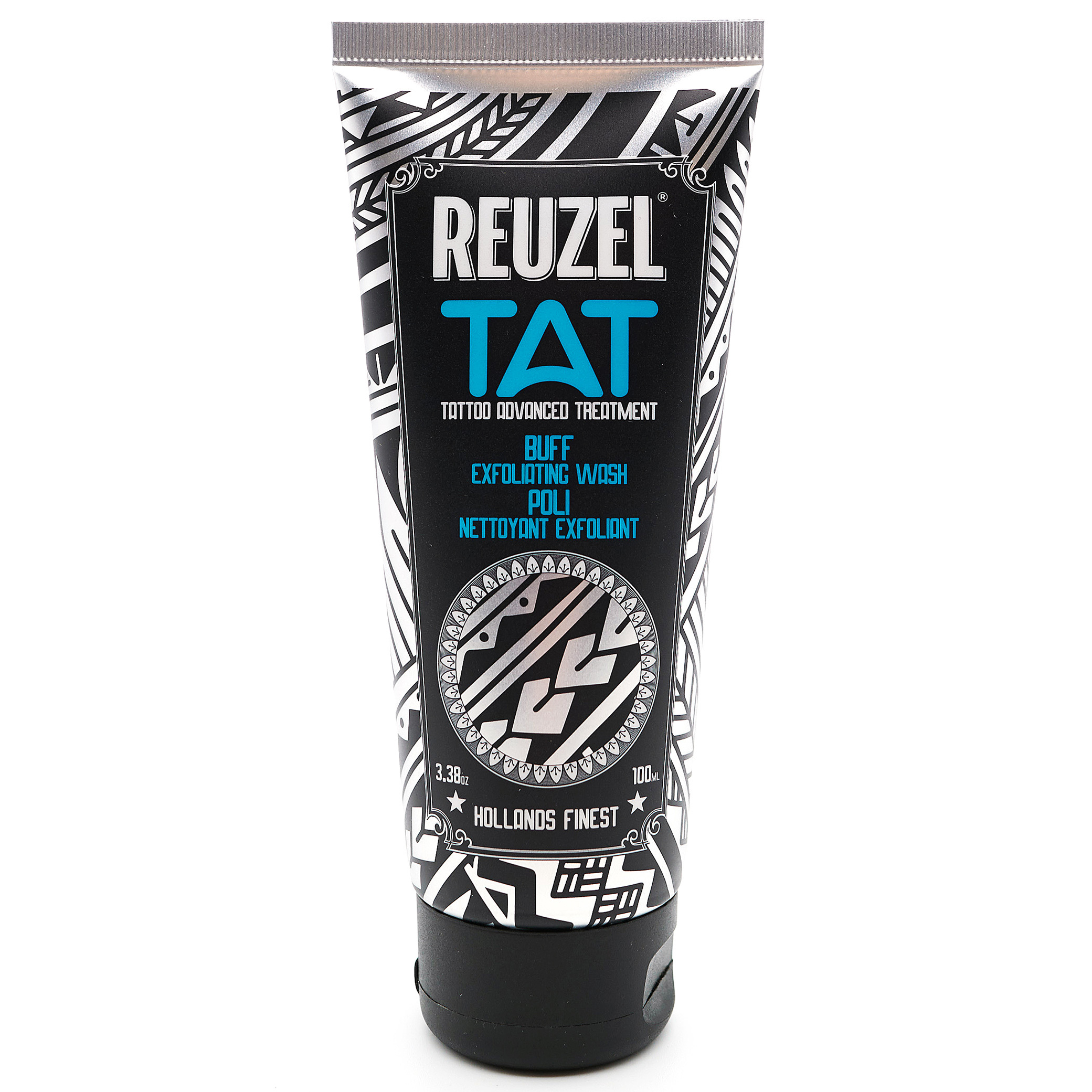 Reuzel Tattoo Care: Step #1 - Buff Exfoliating Wash - 3.38 oz