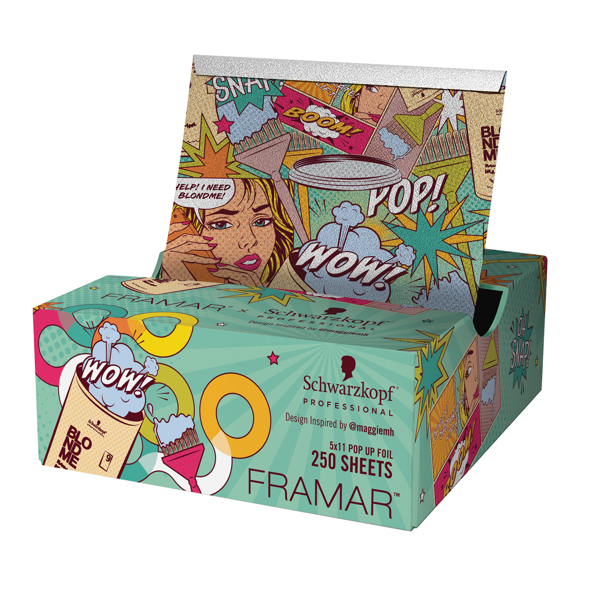 Framar Cheers, Haters! Pop Up Foil 500pk 5x11 - Haircare Group