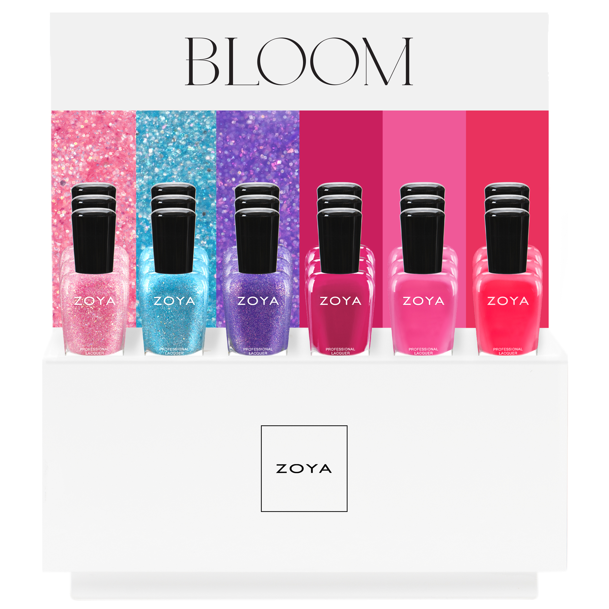 Zoya Bloom Collection: 18pc Display