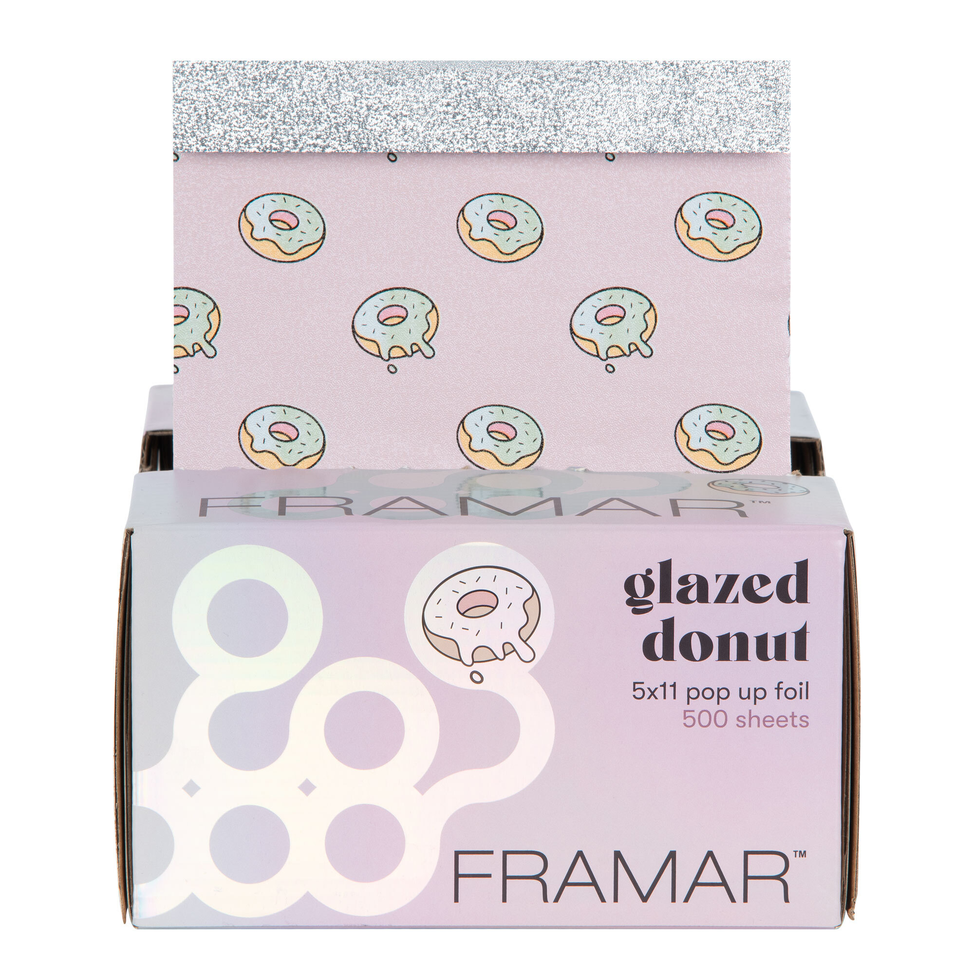 Framar FOIL: Glaze Donut Pop Up Embossed Foil 5 x 11 500 ct