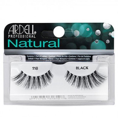 Ardell Natural Lashes #118 - Black - 1 Pair