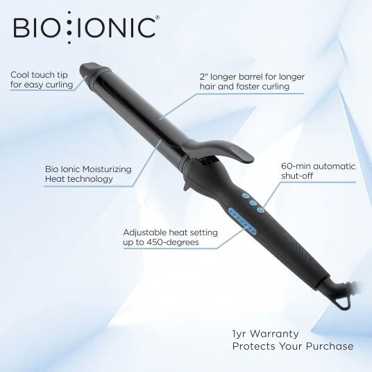 Bio Ionic Curling Irons: Long Barrel Curling Iron 0.75"