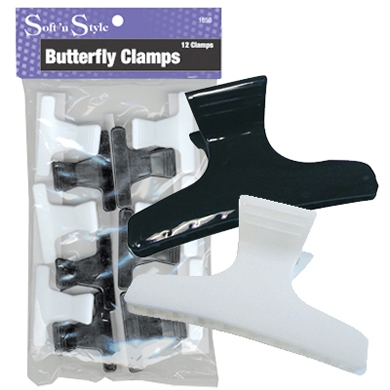 Burmax CLAMPS: Soft'n Style Butterfly Clamps