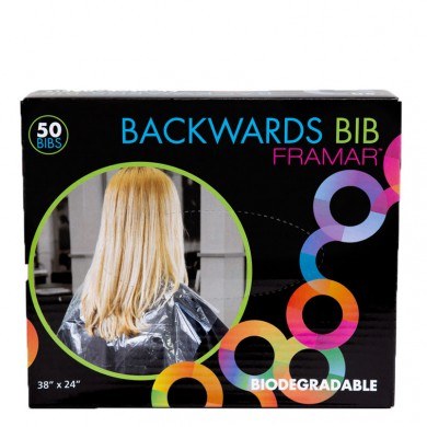 Framar TOYS: Backwards Bibs - Clear - 35 Inches Long