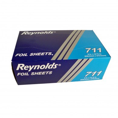 Reynolds 711 Silver Foil 9 x 10.75 - 500 ct