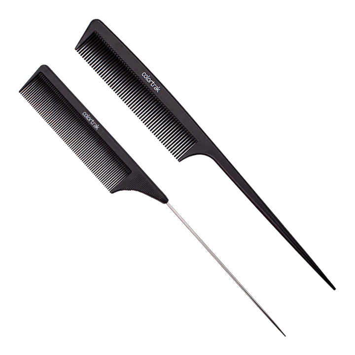 Colortrak Tools: Carbon Fiber Combs 2pk - Black
