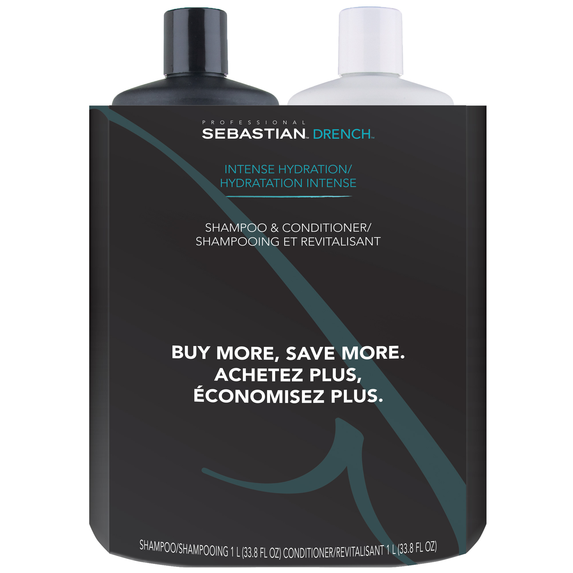Sebastian Drench Shampoo & Conditioner Liter Duo