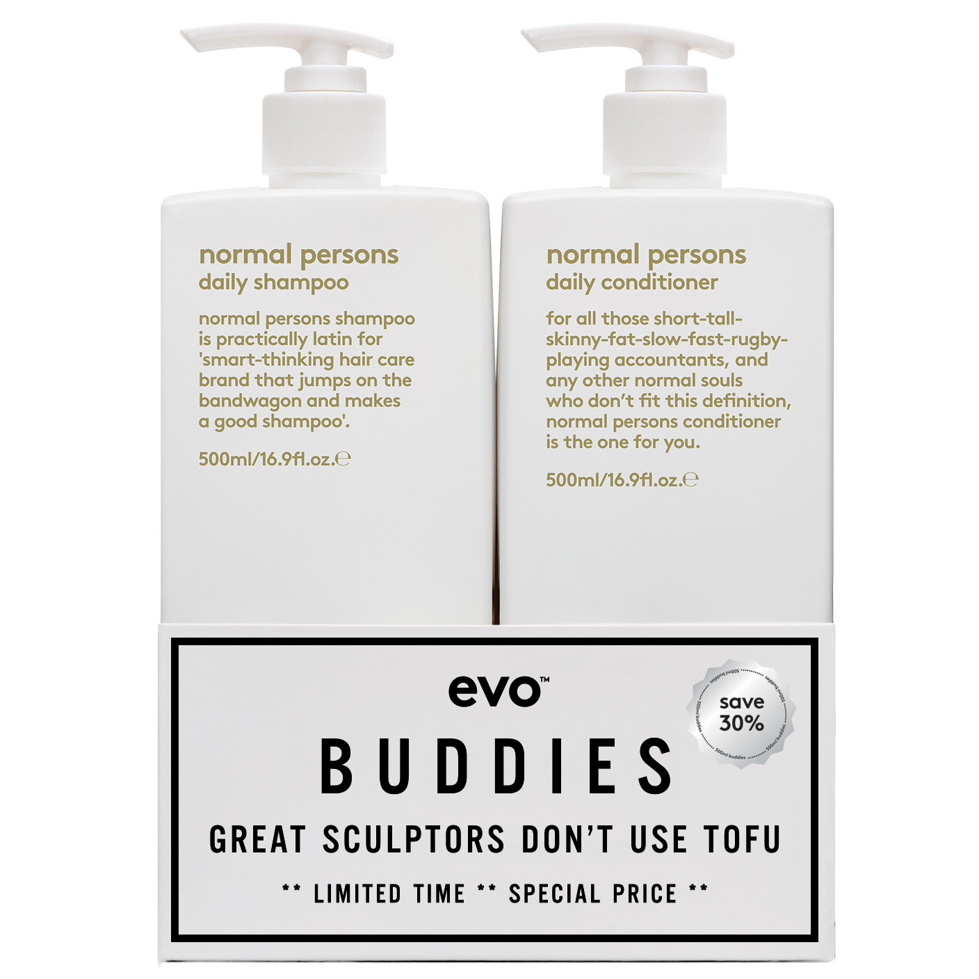 evo buddies - normal persons - 16 oz duo