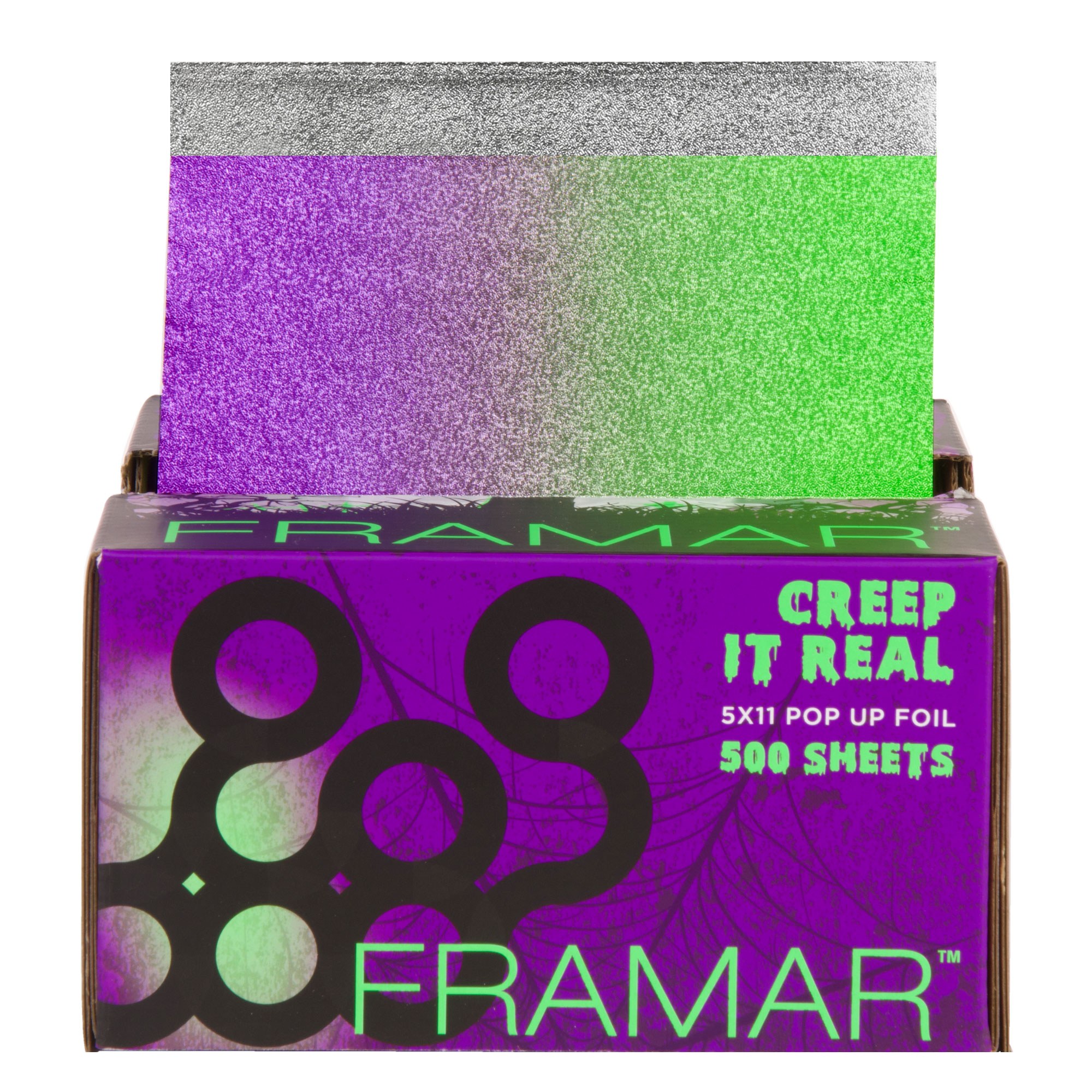 Framar FOIL: Creep It Real Pop Up Embossed Foil 5 x 11 500 ct