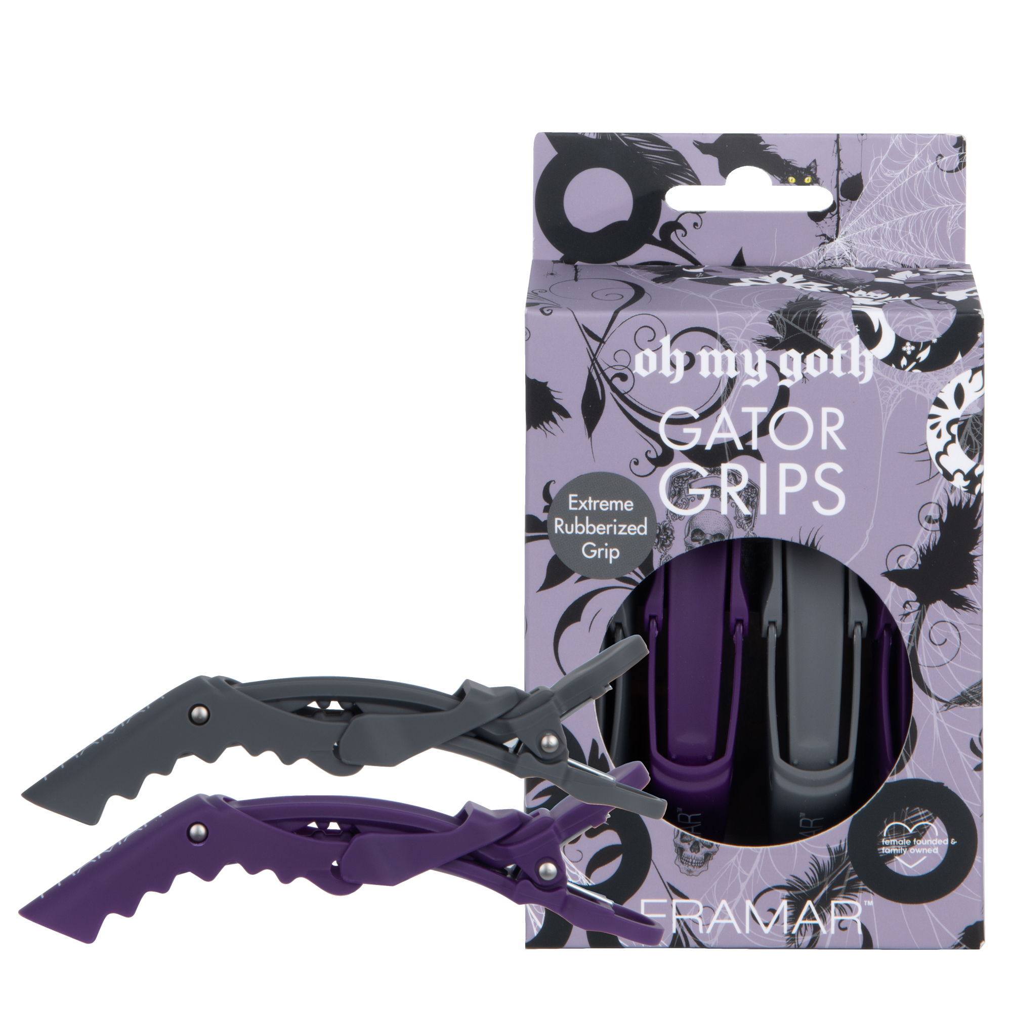 Framar Gator Grip Clips - Black