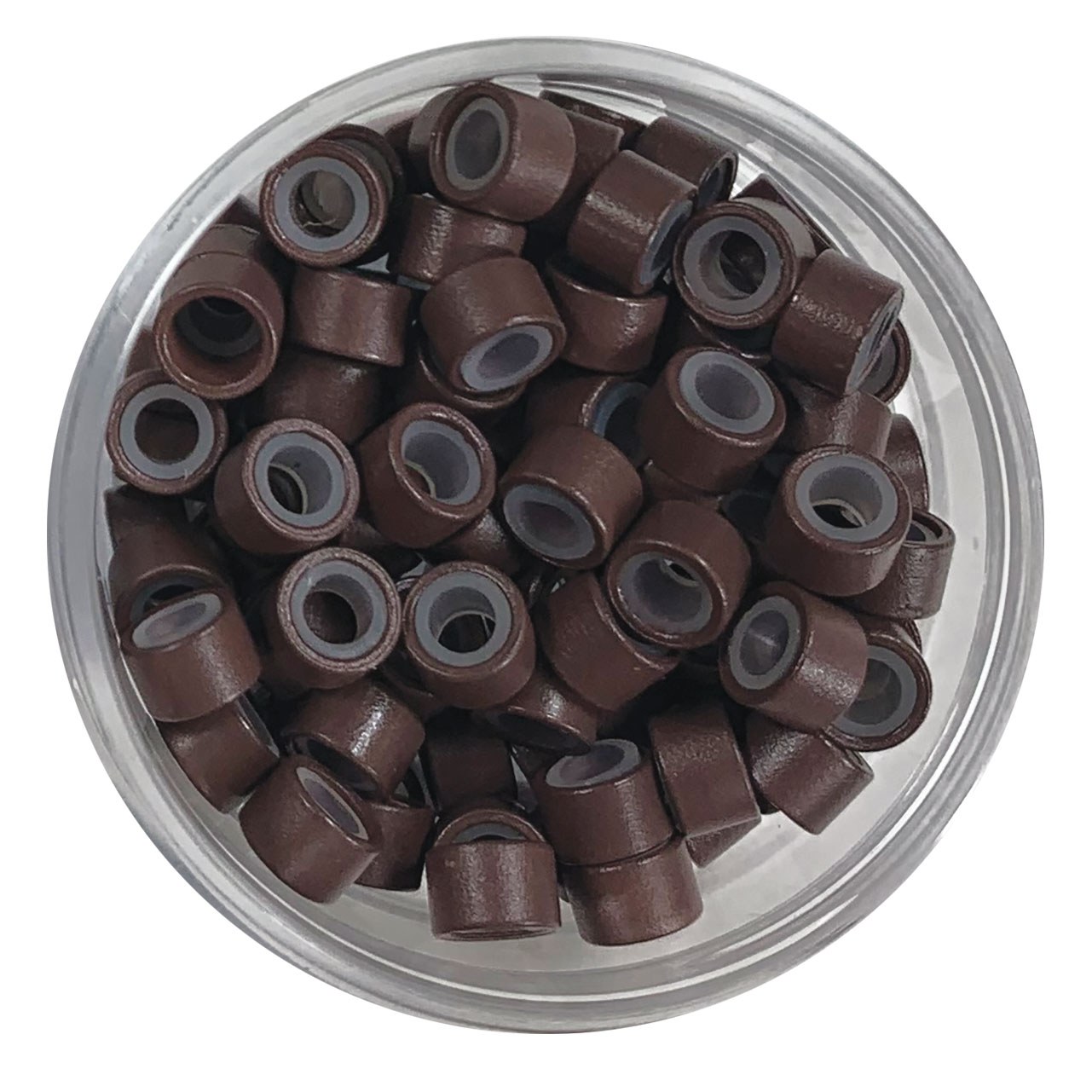 Halo Pro Silicone Beads, Dark Brown - 100 Pack