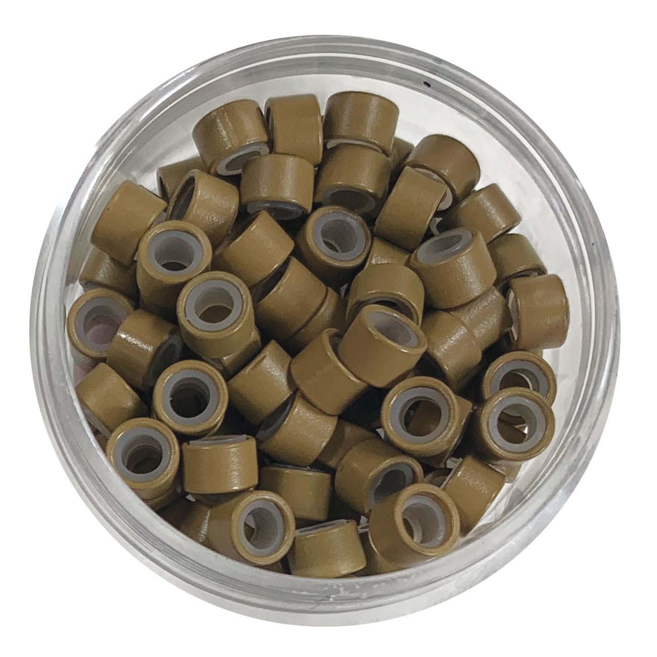Halo Pro Silicone Beads, Light Brown - 100 Pack