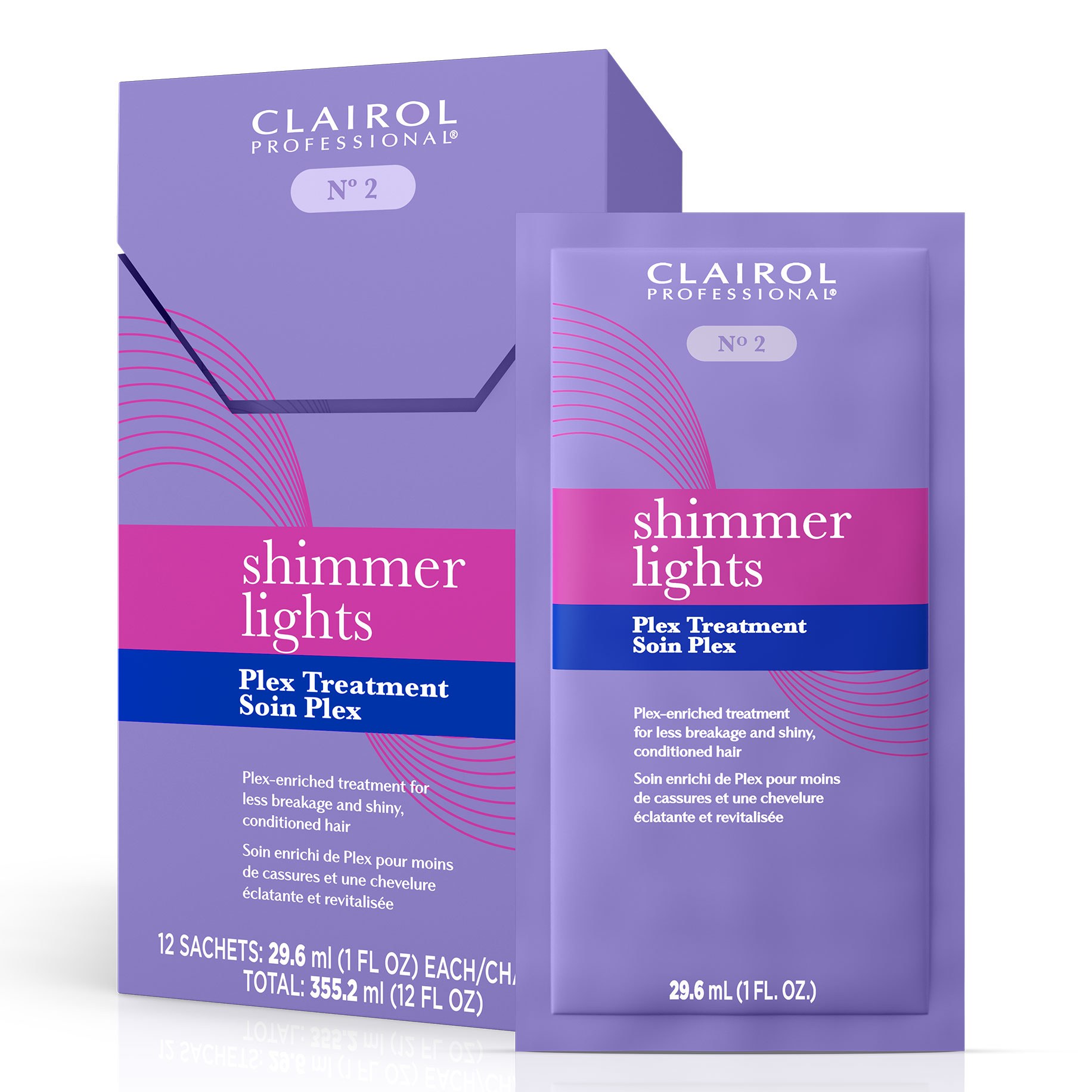 Clairol Shimmer Lights Plex Treatment Packettes