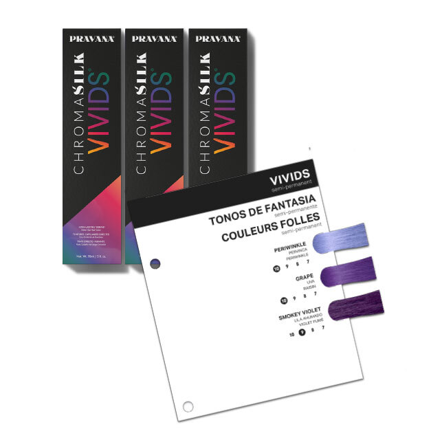Pravana ChromaSilk VIVIDS® 3pc Digital Purple Palette Deal