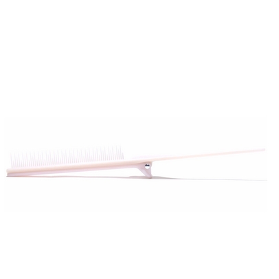 Color Bow Rat Tail Clip Comb - Light Pink/Apple - 2 Pack