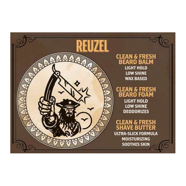 Reuzel Clean & Fresh Beard Intro - Product + Display