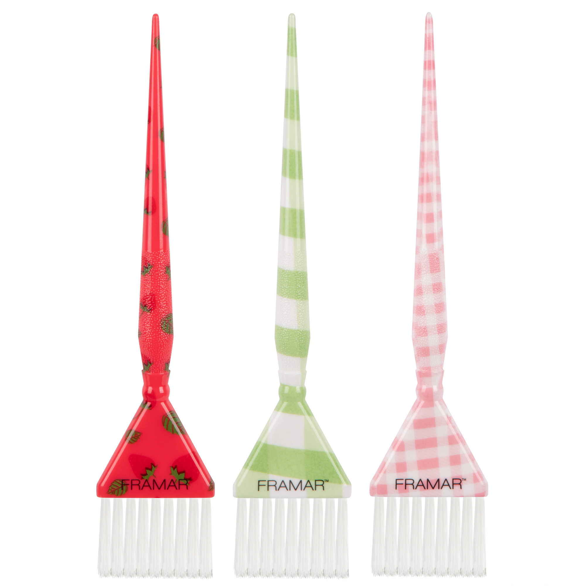  COLOR BRUSHES: Triple Threat Color Brush Set - 3 Pk - Strawberry Shortcake