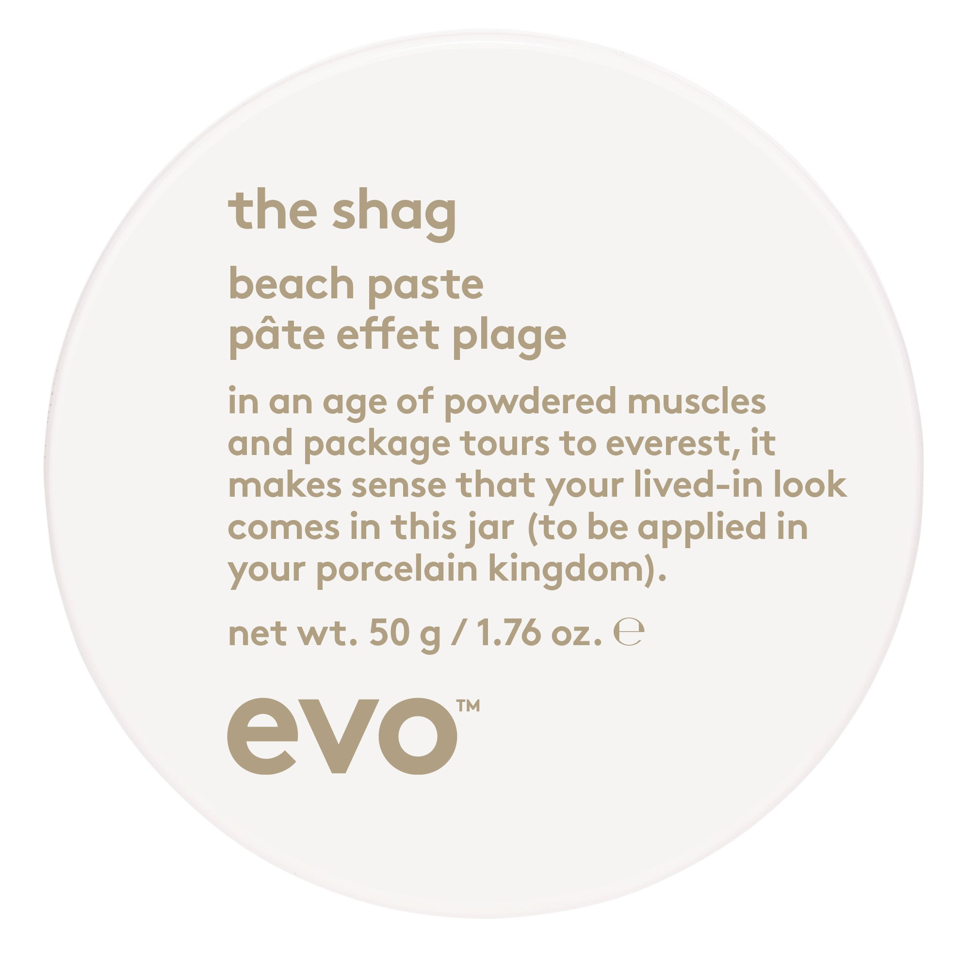evo styling: the shag beach paste