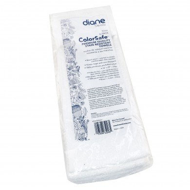 Diane by Fromm TOWELS: ColorSafe 6pk, 3lb in White Terry