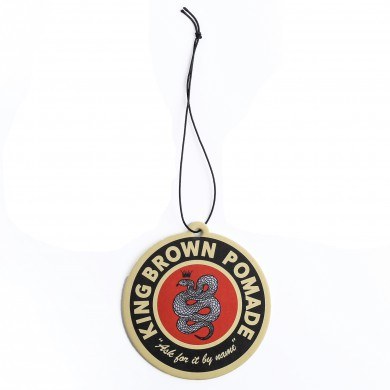 King Brown Pomade Air Freshener - "Ask For It By Name"
