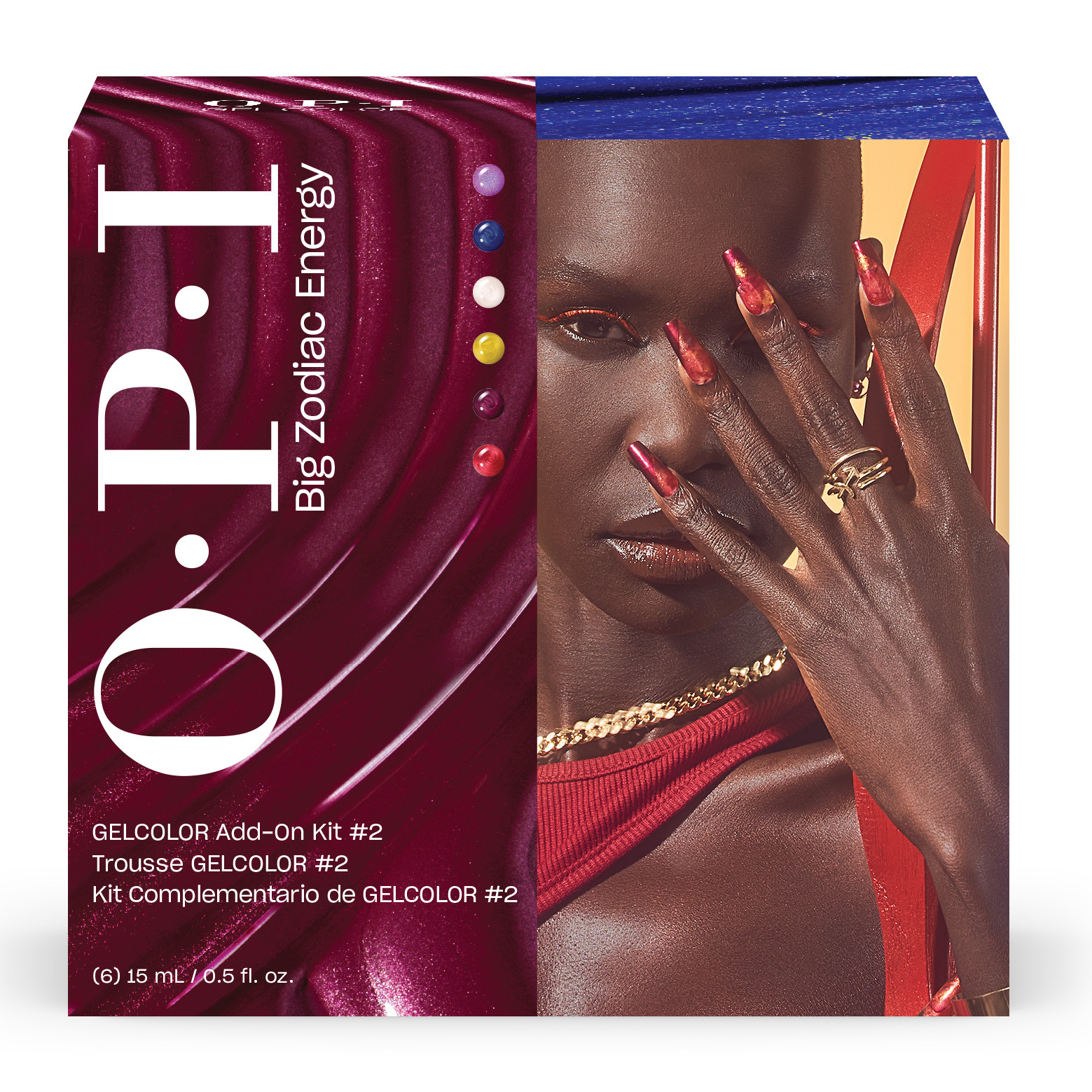 OPI Nail Polish Gelcolor 360 Add on Kit #2 - Big Zodiac Energy - 1 kit ...