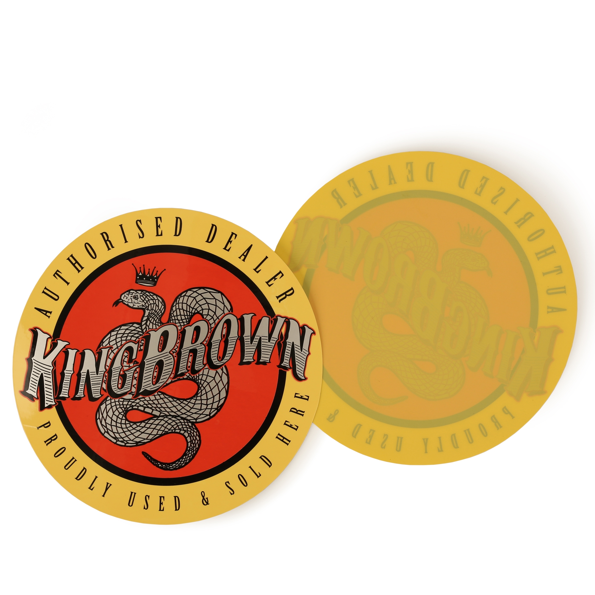 King Brown Pomade XTRAS: Insignia Sticker (Small)