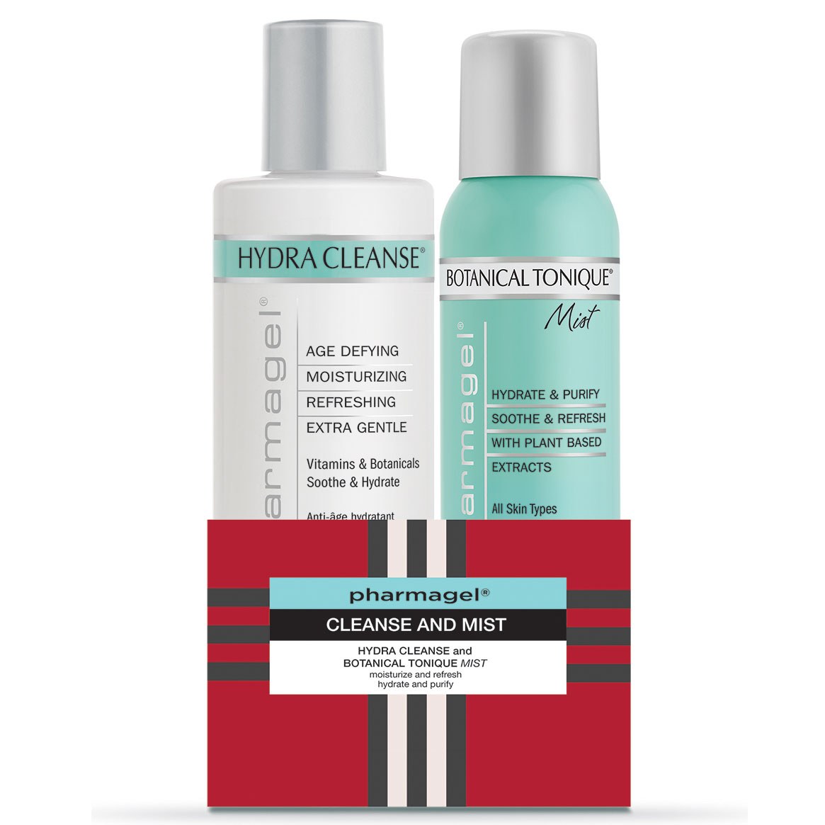 Pharmagel Clean & Mist Duo with Hydra Cleanse and Botanical Tonique Pharmagel Mist Gift Set