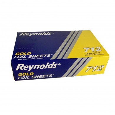 Reynolds 712 Gold Foil 9 x 10.75 - 200 ct