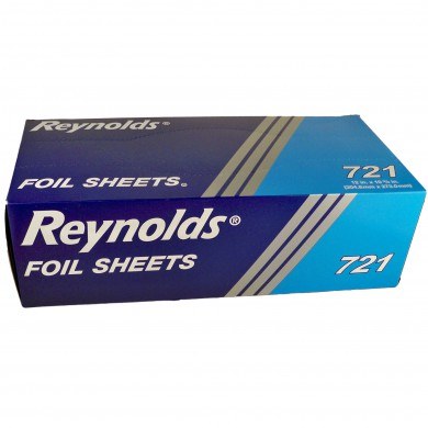 Reynolds 721 Reynolds Silver Foil 12 x 10.75 - 500 ct