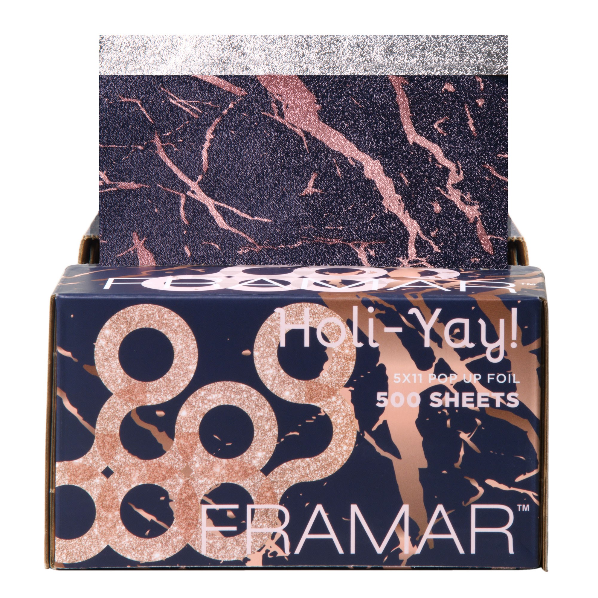 Framar FOIL: Holi-Yay Pop Up Marble Embossed 5 x 11, 500 ct
